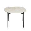 LA TERRA SIDE TABLE IVORY TRAVERTINE