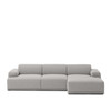 CONNECT SOFT SOFA - 3 SEATER WITH CHAISE LOUNGE