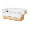 BASKET SOFA FULLY UPHOLSTERED 2 SEATER