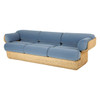 BASKET SOFA FULLY UPHOLSTERED 3 SEATER