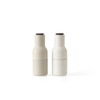 Bottle grinder 2 pack ceramic with walnut lid