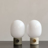 JWDA TABLE LAMP - ALABASTER WHITE STEEL