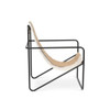 Ferm Living Desert Lounge Chair Black / Soil Ex Floor Stock