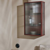 HAZE WALL CABINET REEDED GLASS