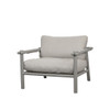 STICKS LOUNGE CHAIR w. TAUPE FRAME