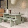 Rink Dining Table Tea Green