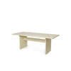 Rink Dining Table Eggshell