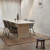 Rink Dining Table Eggshell