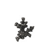 Comber Coral Branch Hook Blackened Aluminium