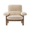 Brasilia High Lounge Chair Sheepskin
