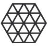 Hexagon Trivet 16cm Black
