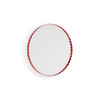 Arc Mirror Round Red