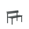 Linear Steel Bench with Backrest