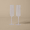 Ripple Champagne Flute - Smoked Grey