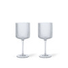 Ripple Red Wine Glasses  - Clear Set of Two