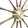 Vitra Spindle Wall Clock Walnut