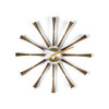 Vitra Spindle Wall Clock Walnut