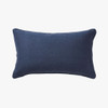 L&M Home Bonita Indigo Pure Linen Cushion