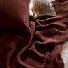 L&M Home Ava Maple Pure Linen Throw