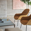 Muuto Fiber Lounge Armchair Tube Base