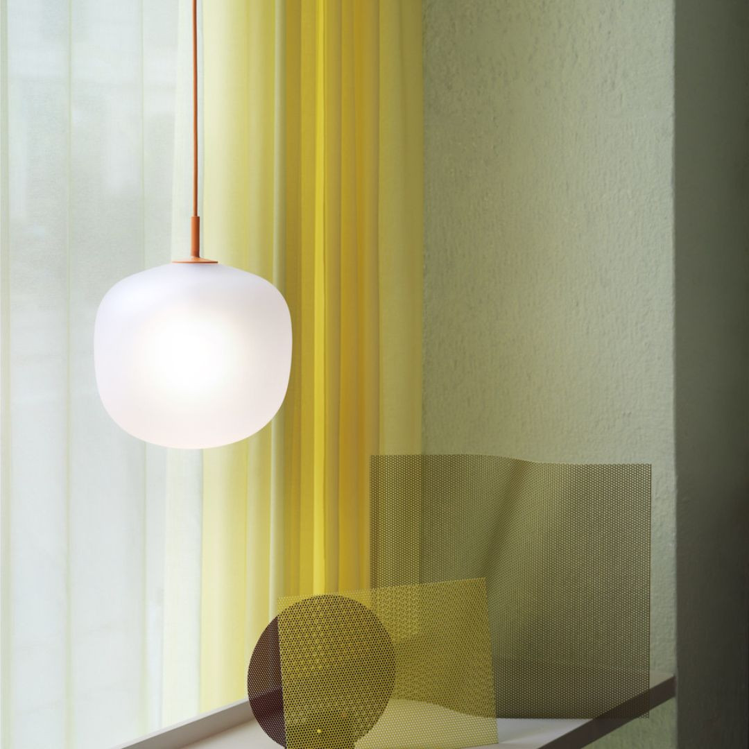 Muuto Rime Pendant (Large) | Frosted Glass Lighting | Luumo Design
