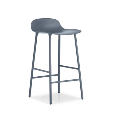 Form Bar Stool with Steel Base