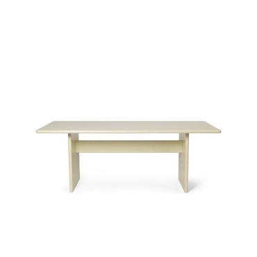 Rink Dining Table Eggshell