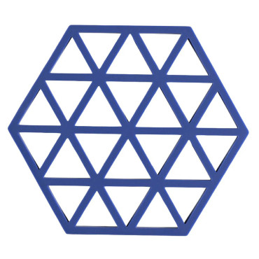 Hexagon Trivet 16cm Indigo