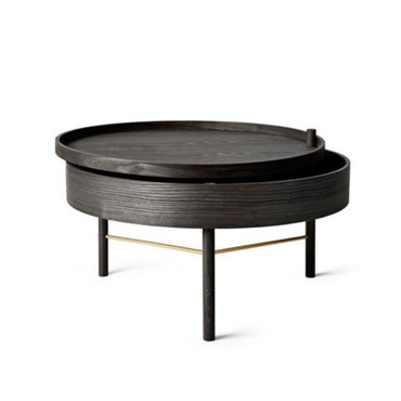 Turning Table Black Ash Sale