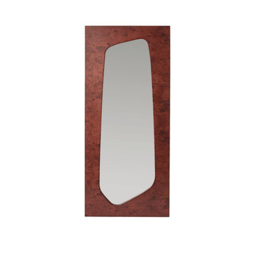 Folia Mirror Dark Stained Burl Large