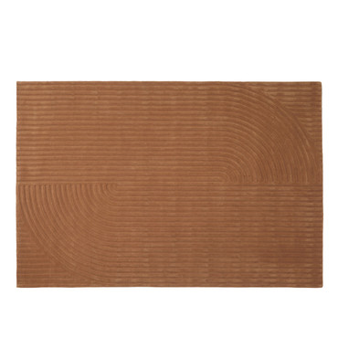 Muuto Revelo Quattro Rug Burnt Orange