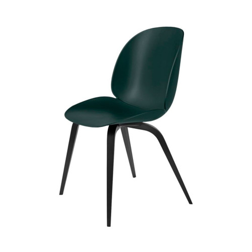 BEETLE DINING CHAIR, BLACK STAINED WOODEN BASE