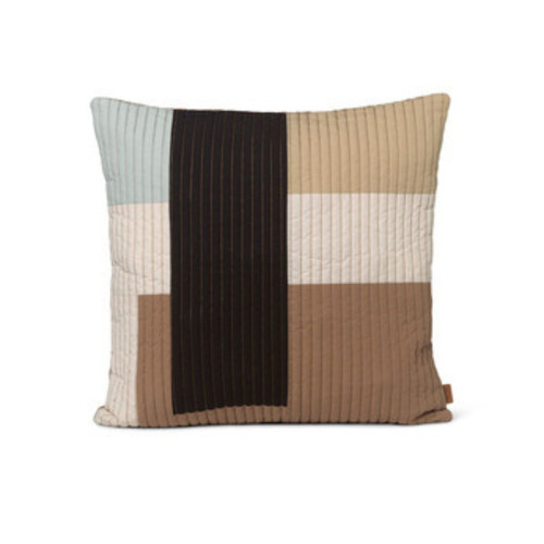 SHAY QUILT SQUARE CUSHION - DESERT