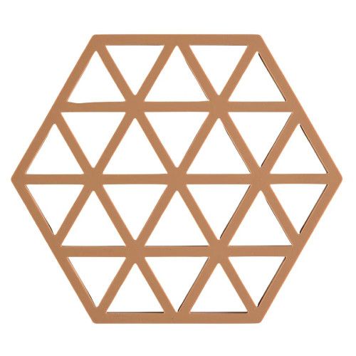 Hexagon Trivet 16cm Light Terracotta