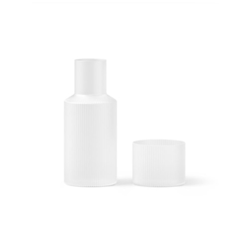 Ripple Small Carafe Set Frosted