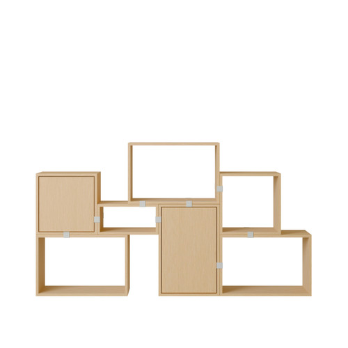 Muuto Stacked Storage System Bookcase Configuration 6