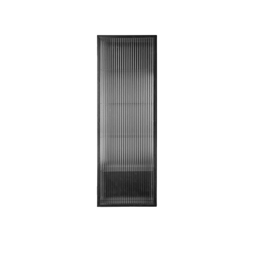 Haze Wall Cabinet Reeded Glass 35 x100cm
