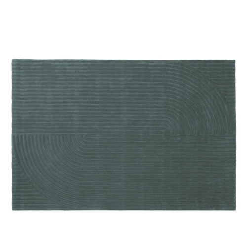 Muuto Revelo Quattro Rug Dark Green