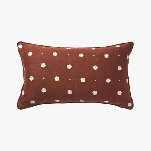 L&M Home Bonita Maple Pure Linen Cushion