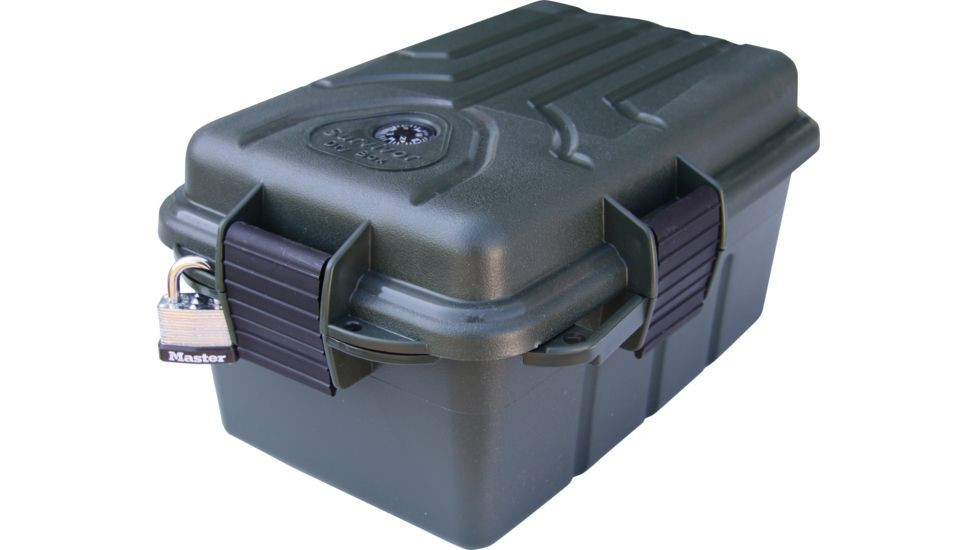 Boîte Étanche MTM Survivor - Taille S - 24,8x19,7x7,1cm - Étanche - Boussole Intégrée - Pour Outdoor