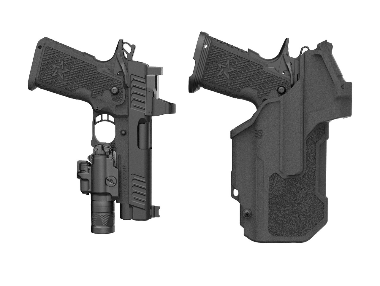 BLACKHAWK T-SERIES L2 DUTY HOLSTER STACCATO X400 W/ RDS LEFT HAND