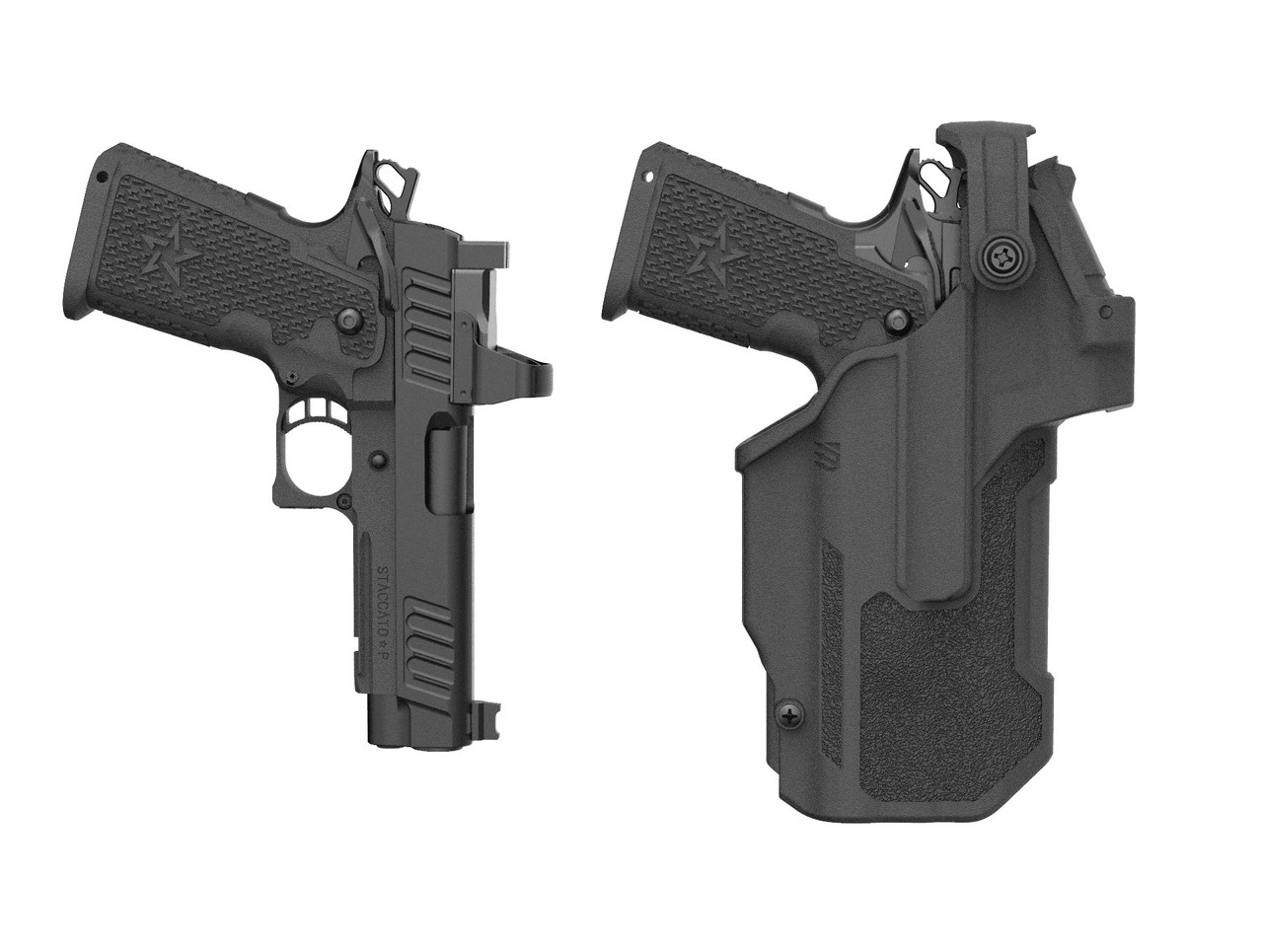 BLACKHAWK T-SERIES L3 DUTY HOLSTER STACCATO X400 W/ RDS LEFT HAND