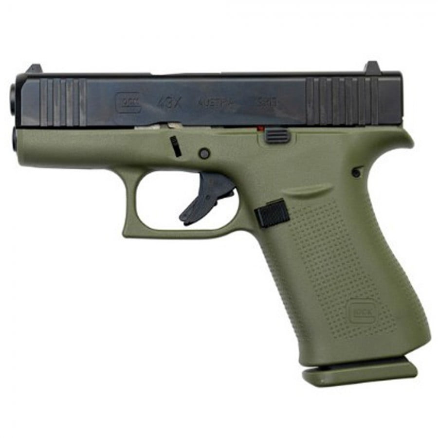 GLOCK 43X 9MM 10RD EVOLVED GREEN - Freedom Outdoors