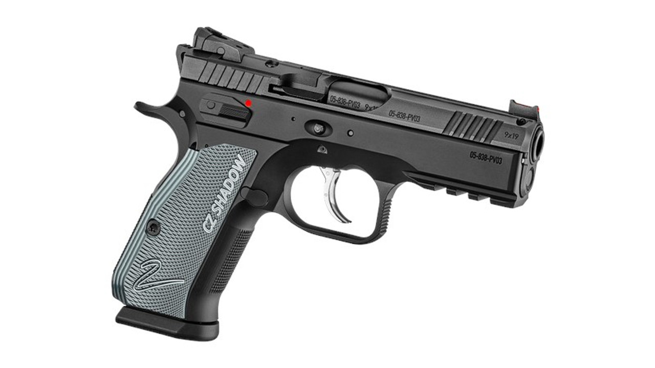 トイガン CZ SHADOW 2 CZ SHADOW 2 9MM 4.9 BLACK WITH GREY GRIPS OPTICS READY 15