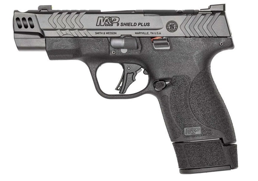 SMITH & WESSON SHIELD PLUS COMP CARRY, 9MM 15+1, 4