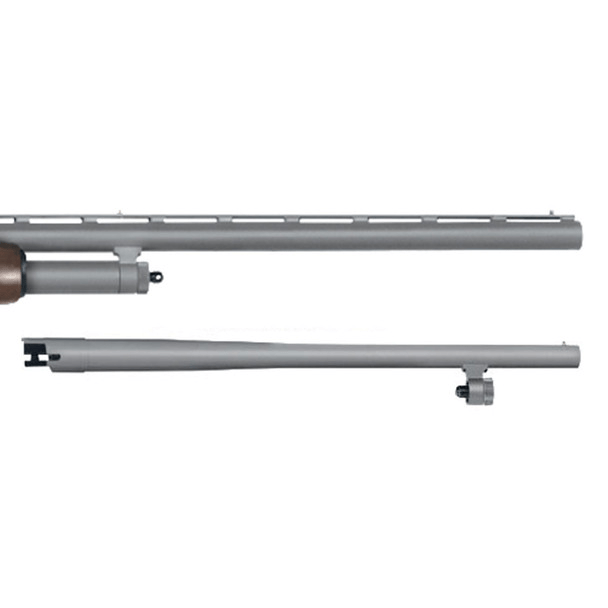 MOSSBERG 500 RETROGRADE STAINLESS 12 GUAGE WALNUT FURNITURE