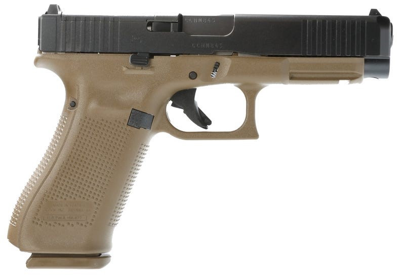 GLOCK 47 GEN 5 MOS 9MM 17+1 FDE BLACK TWO TONE 4.49