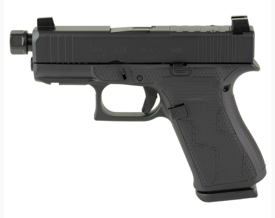 GLOCK 43X BLACKOUT 2 9MM 10RD - Freedom Outdoors