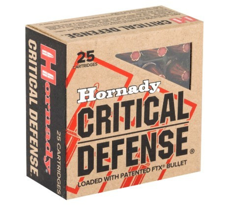 Hornady Critical Defense 9mm 115gr 25rd Box