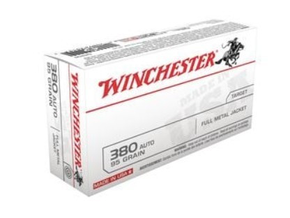 WINCHESTER 380 AUTO FMJ 95GR 50RD BOX